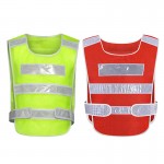 Mesh Fabric High Visibility Reflective Vests Adjustable Custom Printed