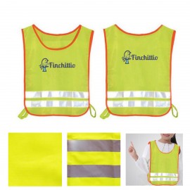 Children's Reflective Safety Vest with logo