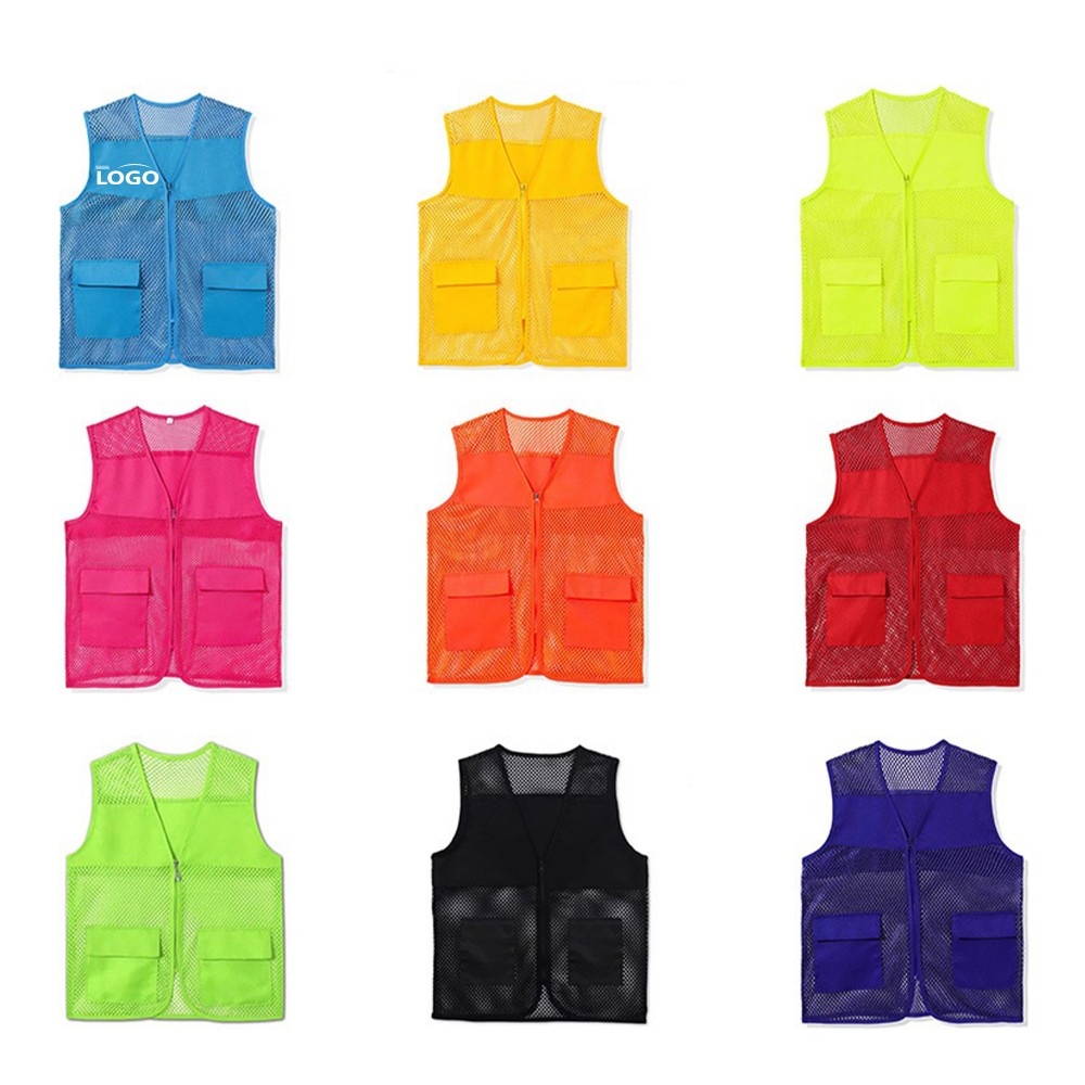 Custom Printed:Logo Branded Volunteer Uniform Vest