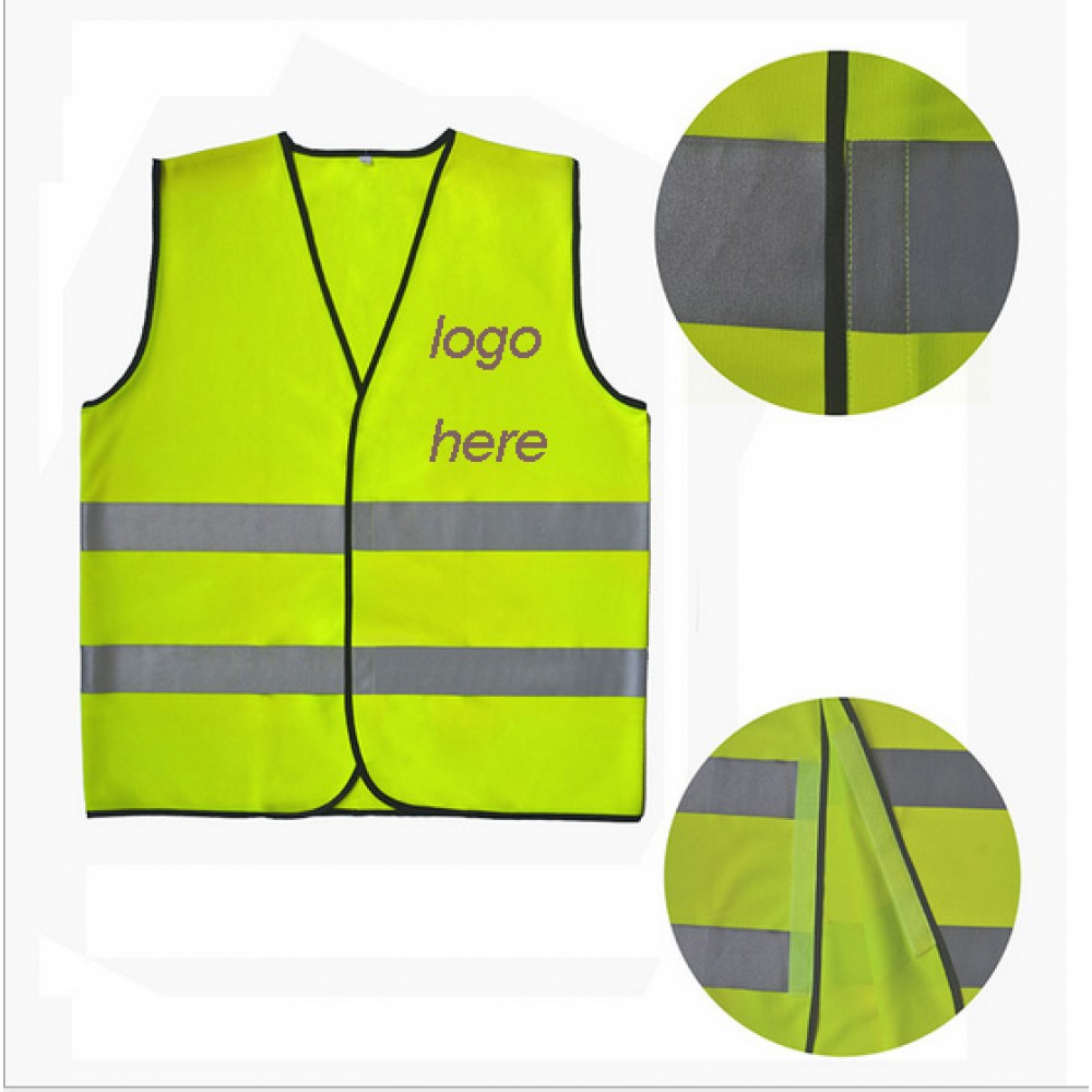 Reflective Safety Vest Logo Branded Reflective Safety Vest Logo Branded