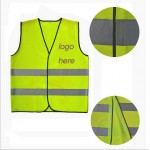 Reflective Safety Vest Logo Branded