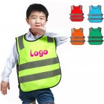 Kids High Visibility Reflective Safety Vest Custom Printed