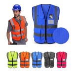 Mesh Safety Reflective Vest Custom Imprinted