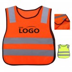 Kids High Visibility Reflective Safety Vest with logo