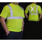 Safety T Class 2 w/Reflective on Back Shirt with logo