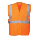 Hi-Vis One Band & Brace Vest Logo Branded