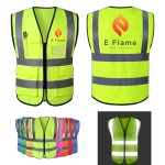 Personalized High Visibility Safety Vest w/ Reflective Strip