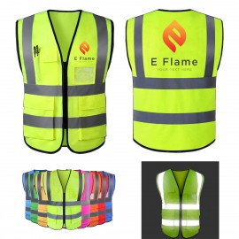 Personalized High Visibility Safety Vest w/ Reflective Strip  Personalized High Visibility Safety Vest w/ Reflective Strip