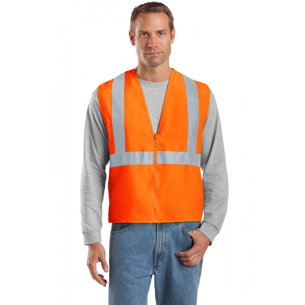 Cornerstone ANSI Class 2 Safety Vest Custom Imprinted Cornerstone ANSI Class 2 Safety Vest Custom Imprinted