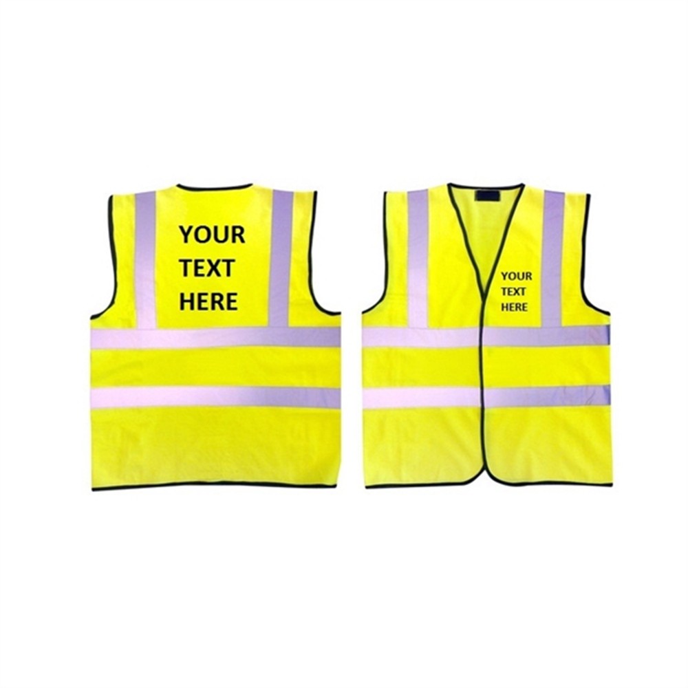 Logo Branded Reflective Hi-Vis Safety Vest Logo Branded Reflective Hi-Vis Safety Vest