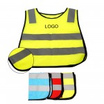 Fashion Safety Children's Reflective Vest with logo
