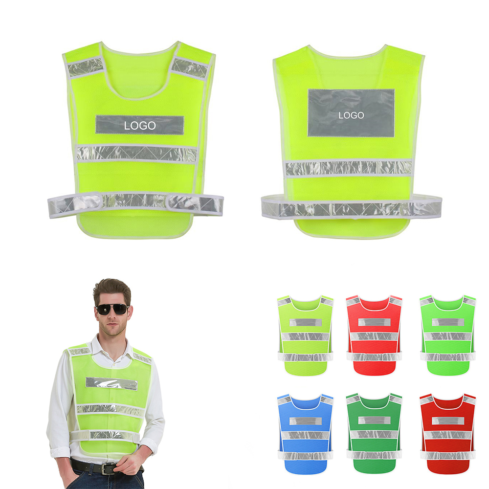 High Visibility Reflective Safety Vest Logo Branded High Visibility Reflective Safety Vest Logo Branded
