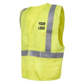 Premium Solid FR Safety Vest with FR Velcro Closure with logo