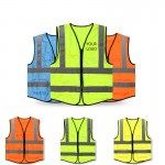 Custom Printed High Visibility Reflective Safety Vest