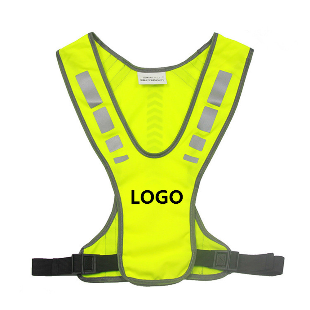 Reflective Vest Gear for Night Running&Cycling Custom Imprinted Reflective Vest Gear for Night Running&Cycling Custom Imprinted