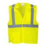 Custom Printed Economy Mesh Break-Away Vest, Class 2