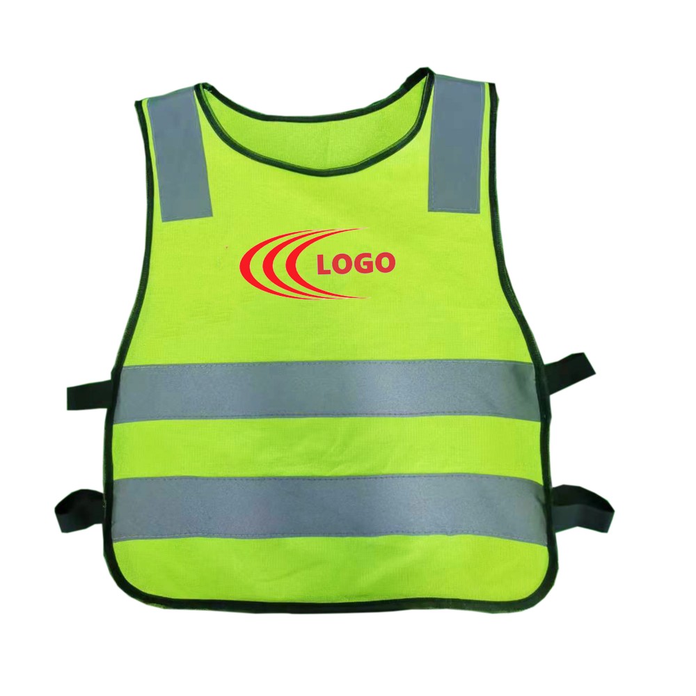Personalized Sleeveless Safety Vest with Reflective Strips