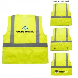 ANSI 2 Safety Vest w/ Pockets (Direct Import - 8-10 Weeks Ocean) Logo Branded ANSI 2 Safety Vest w/ Pockets (Direct Import - 8-10 Weeks Ocean) Logo Branded