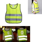 High Visibility Kids Reflective Safety Vest Custom Imprinted