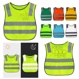 Kids Reflective Safety Vest with logo