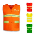Personalized Outdoor Multi Pocket Reflective Safety Vest