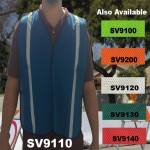 Promotional Economy Blue Mesh Safety Vest