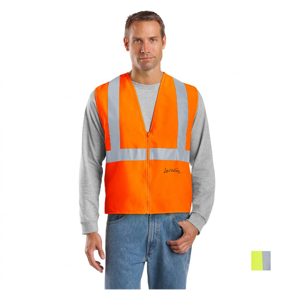 CornerStone ANSI 107 Class 2 Safety Vest Custom Printed CornerStone ANSI 107 Class 2 Safety Vest Custom Printed