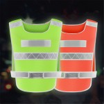 Lightweight Mesh Reflective Safety Vest Custom Printed