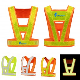 Reflective Vest Suspenders with logo