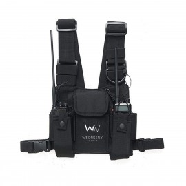Custom Adjustable Black Tactical Vest
