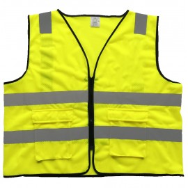 Promotional Diamond Mesh Zipper Safety Vest (Up to 3 Imprint Areas)  Promotional Diamond Mesh Zipper Safety Vest (Up to 3 Imprint Areas)