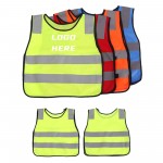 Kids Safety Visibility Vest with logo