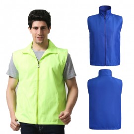 Adult Waterproof Advertising Safety Vest Custom Printed