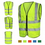 Reflective Neon Safety Vest Custom Printed