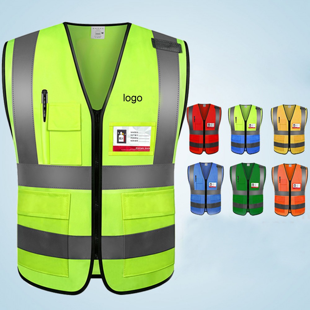 Large Size Visible Safety Vest Custom Imprinted Large Size Visible Safety Vest Custom Imprinted