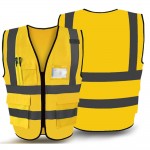 Reflective Safety Vest with Pockets Custom Imprinted