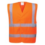 Hi-Vis Two Band & Brace Vest Custom Imprinted