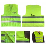 Custom Printed Yellow Reflective High Visibility Safety Vest