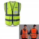 Safety Vests with pockets Custom Printed