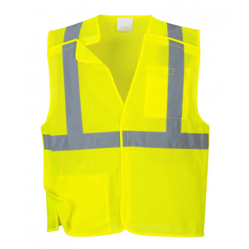 Custom Imprinted Economy Mesh Break-Away Vest Custom Imprinted Economy Mesh Break-Away Vest