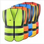 Red Kap High Visibility Safety Vest Custom Imprinted