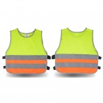 Adjustable Reflective Children Safety Vest Custom Printed