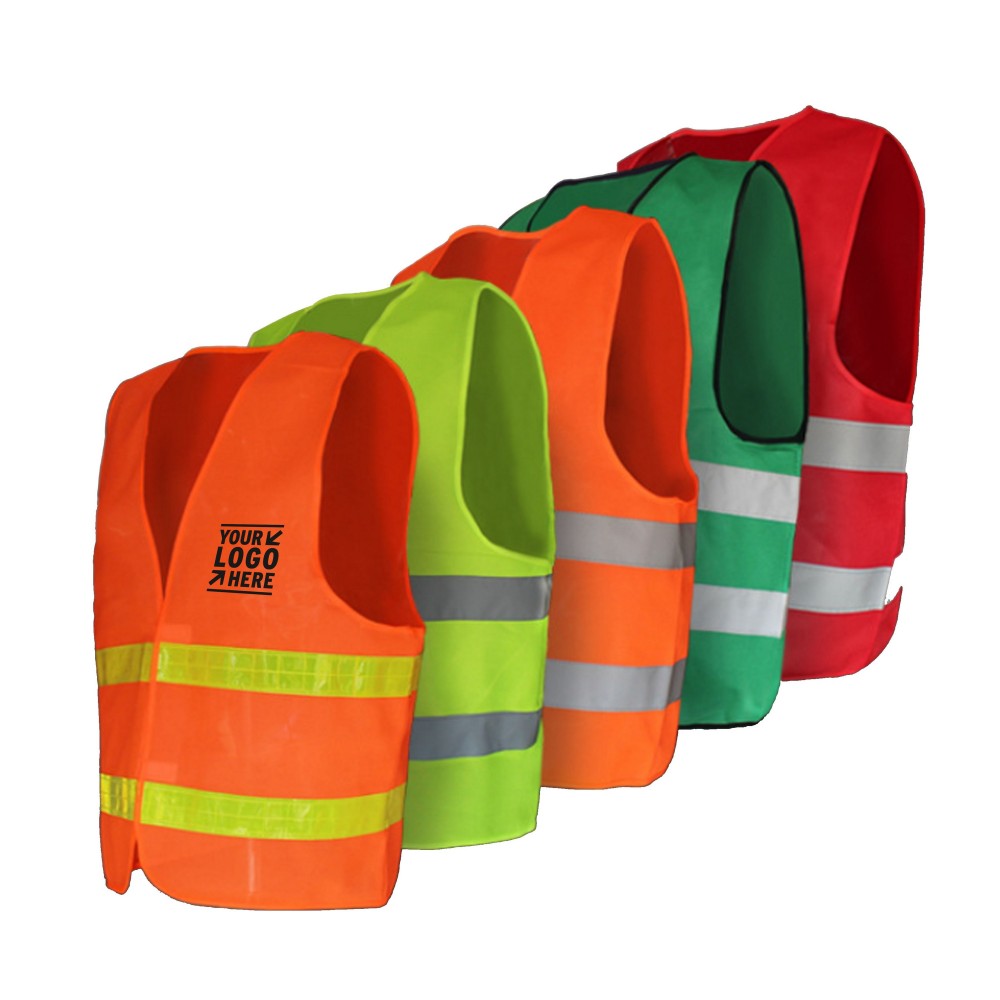 Custom Printed Safety Vests Logo Branded Custom Printed Safety Vests Logo Branded