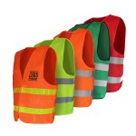 Custom Printed Safety Vests Logo Branded