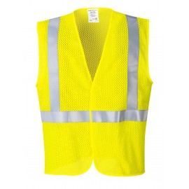 ARC Rated Flame Resistant Mesh Vest Custom Printed