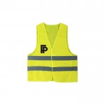 Reflective Safety Vest with Pouch Logo Branded