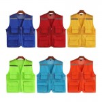 Unisex Reflective Multi-pockets Work Vest Custom Imprinted