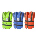 High Visibility Reflective Safety Vest Custom Printed