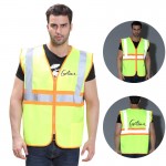 High Vis Economy Safety Vest with logo