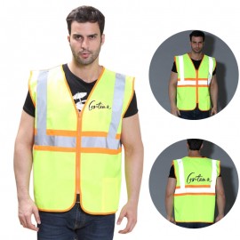 High Vis Economy Safety Vest with logo  High Vis Economy Safety Vest with logo